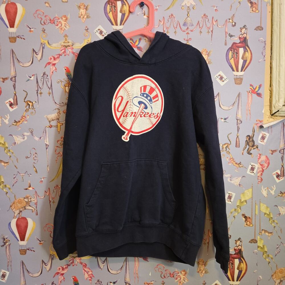 Vintage yankees  jeter hoodie kids size 10 /12
